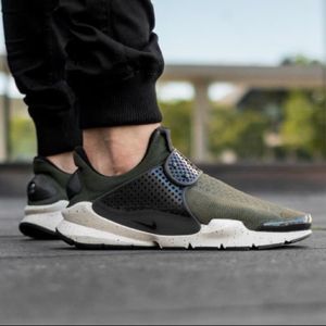 Nike Olive and Black Athletic Shoes
